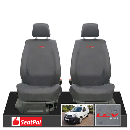 Nissan NV250 Panel Van MY19 Onwards Front Set Grey Tailored Waterproof Seat Covers LCV Sport